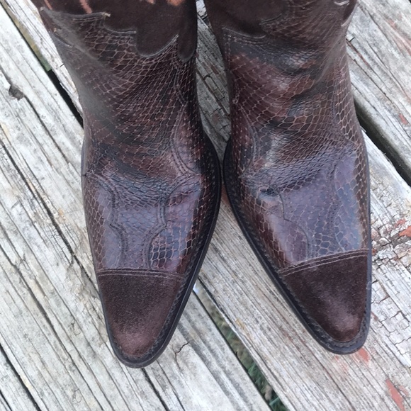 Antonio Melani leather suede tall boots size 6M - Picture 3 of 8